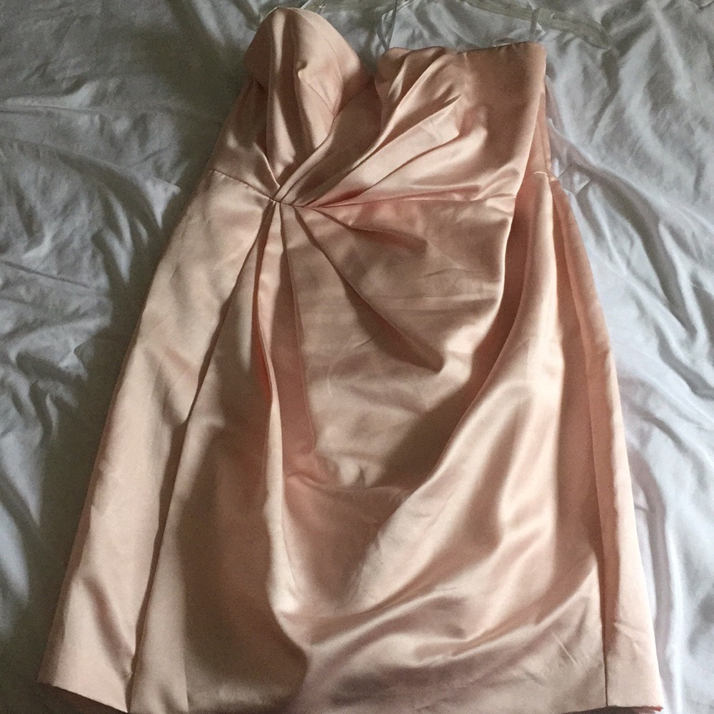 Blush pink bridesmaid dress